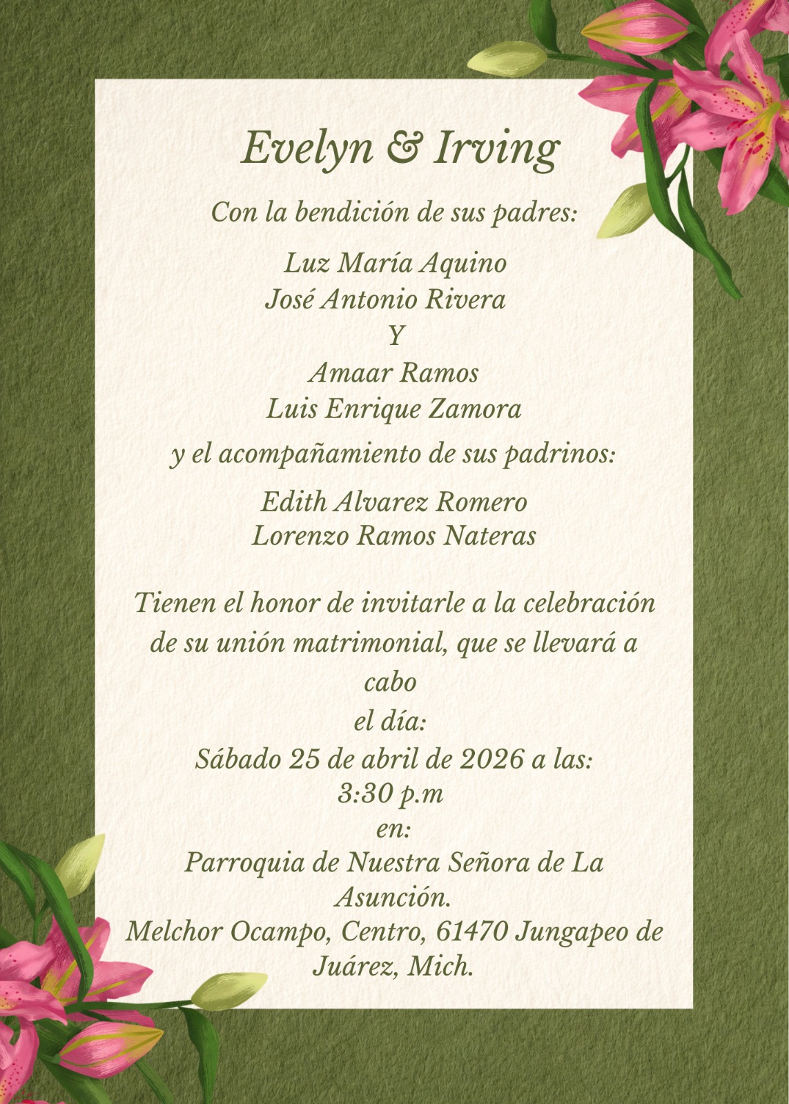 Invitación Imagen